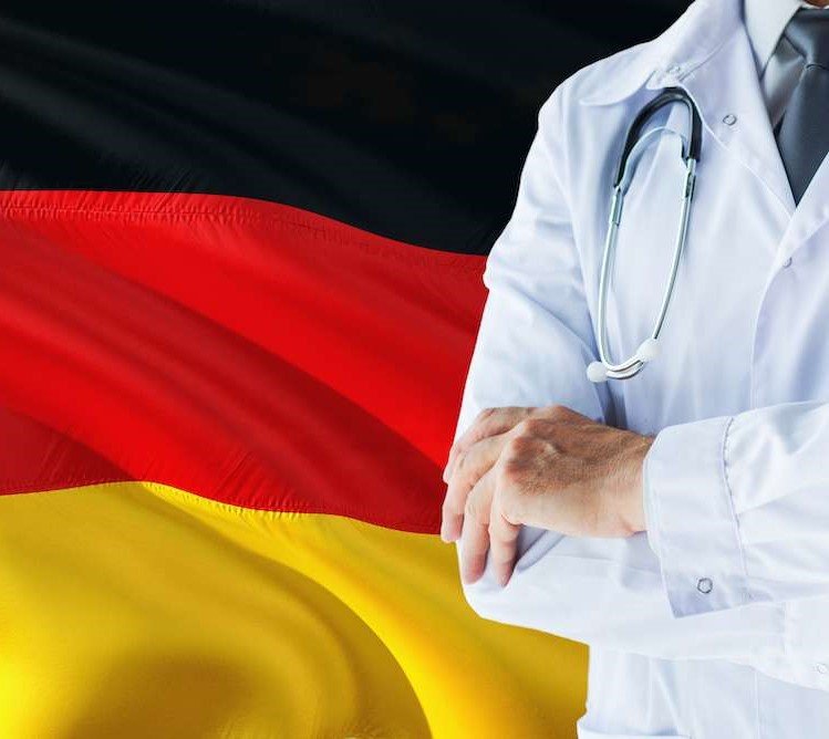 doctor with germany flag
