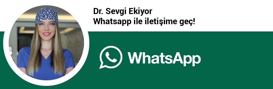 Dr. Sevgi Ekiyor whatsapp butonu