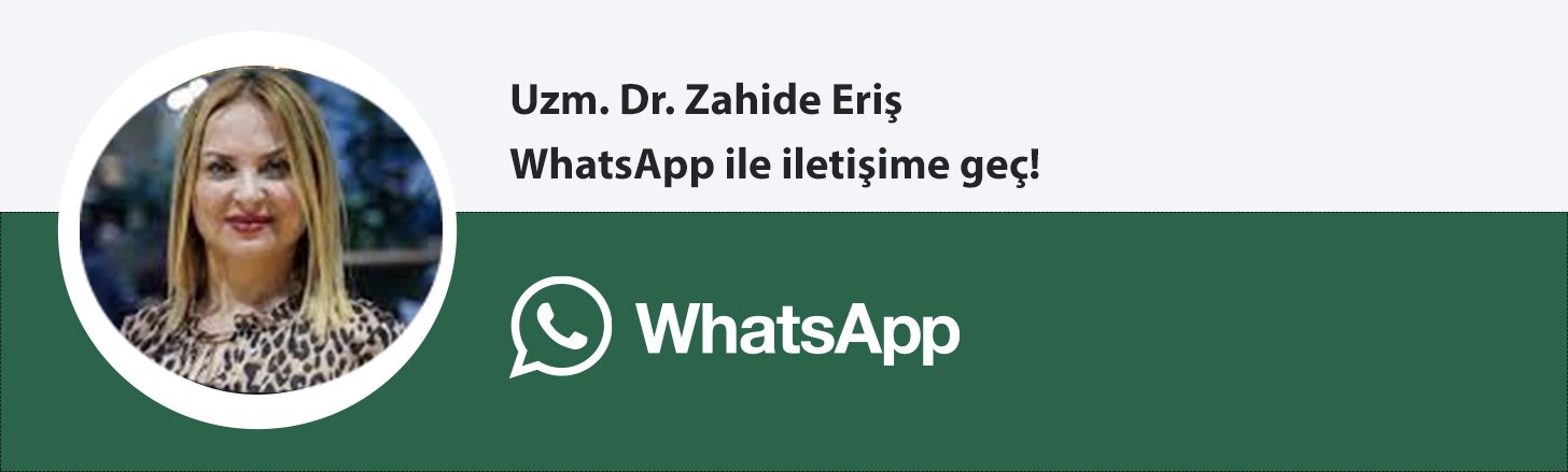 Uzm. Dr. Zahide Eriş whatsapp butonu