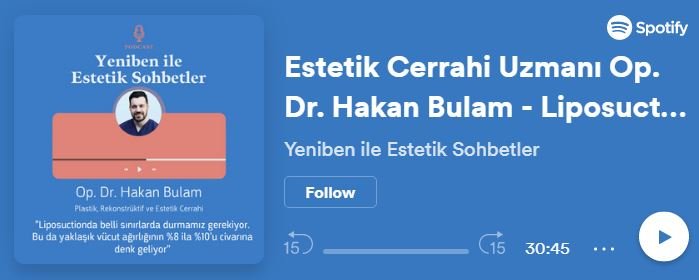 Op. Dr. Hakan Bulam liposuction podcast