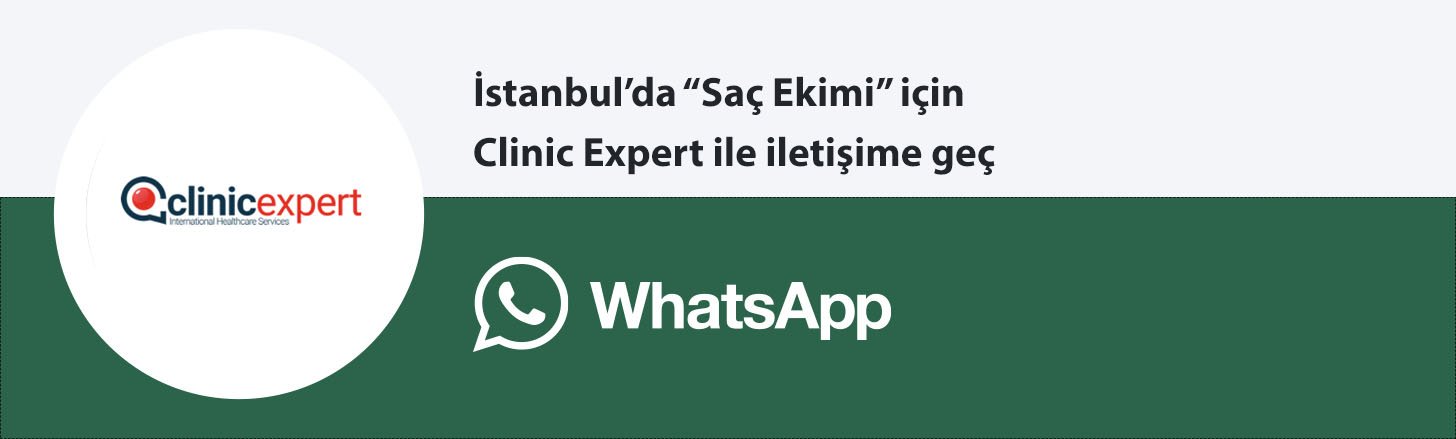 clinic expert saç ekimi whatsapp butonu