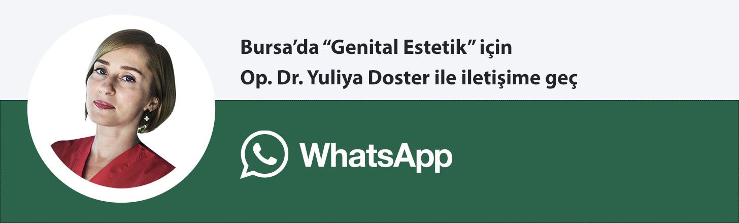 Op. Dr. Yuliya Doster genital estetik whatsapp butonu