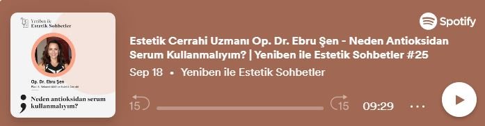Op. Dr. Ebru Şen podcast