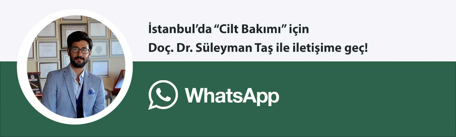 Doç. Dr. Süleyman Taş cilt bakımı whatsapp butonu