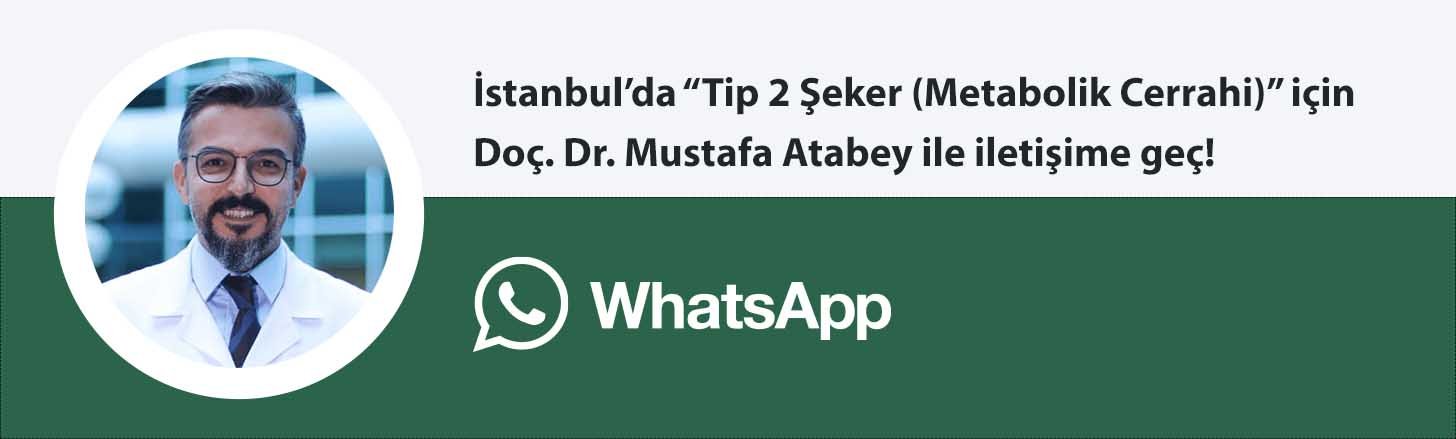 Doç. Dr. Mustafa Atabey tip2 şeker whatsapp butonu