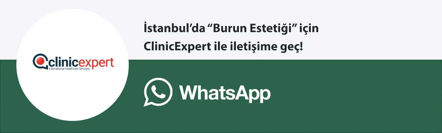 Clinic Expert burun estetiği whatsapp butonu