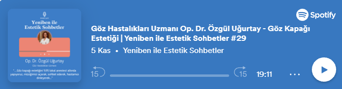 Op. Dr. Özgül Uğurtay podcast