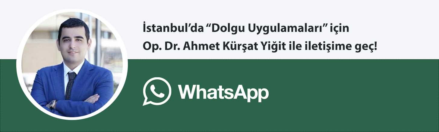 Op. Dr. Ahmet Kürşat Yiğit dolgu uygulamaları whatsapp butonu