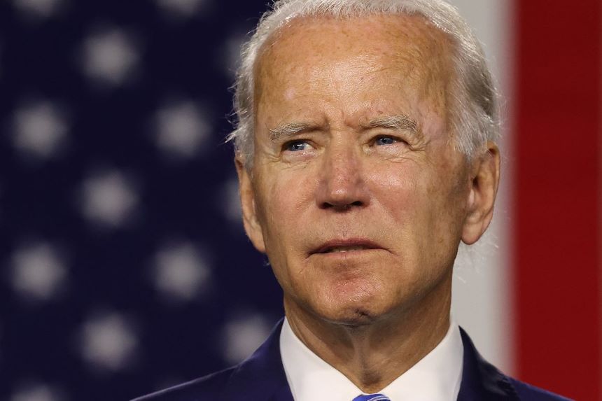 Joe Biden's cosmetic face