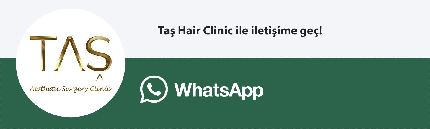 Tas Hair Clinic saç ekimi whatsapp butonu